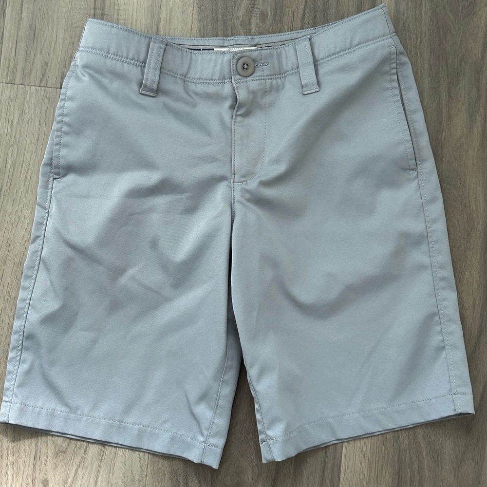 Under Armour Light Gray Flat Front Shorts